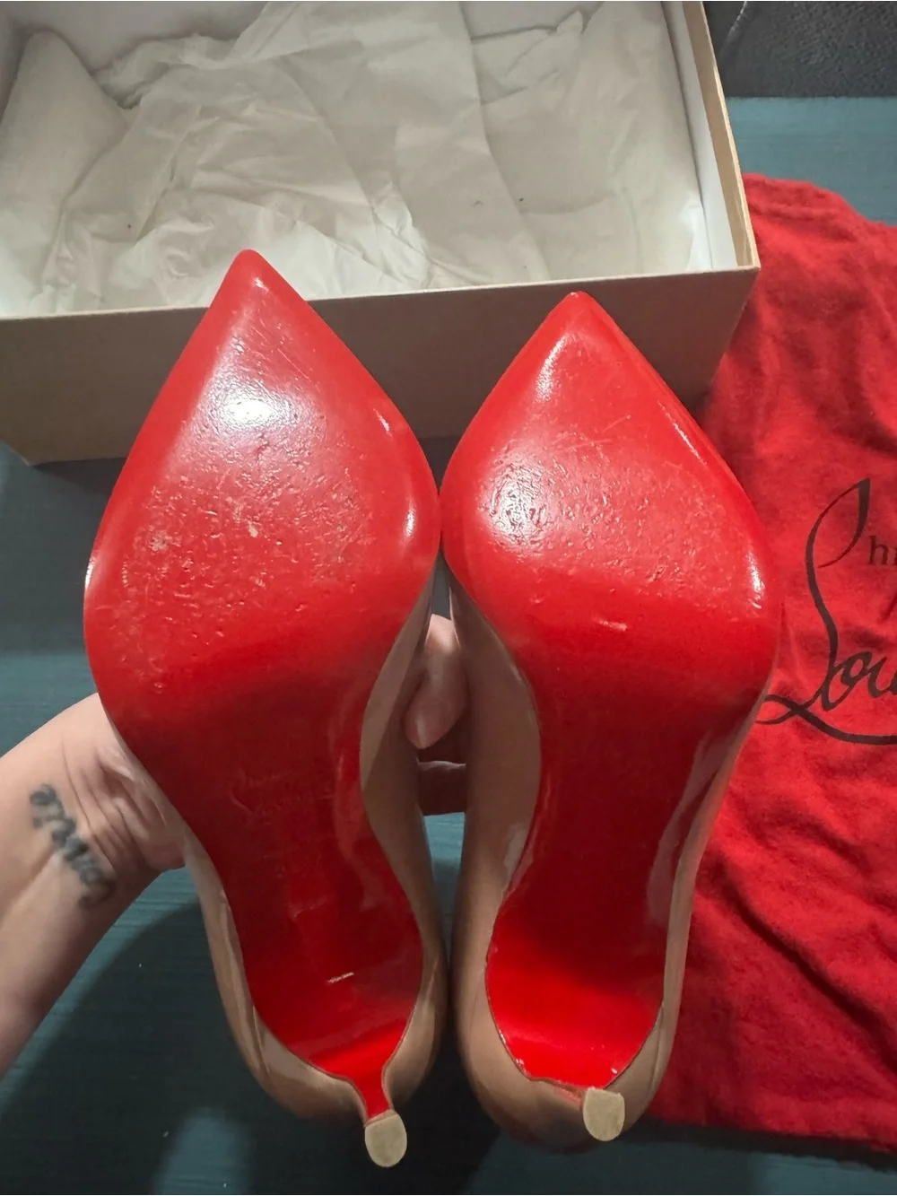 Christian Louboutin Heels - Hot Chick 35.5 - Picture 2 of 8
